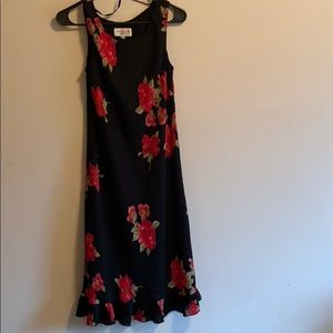 Floral print dress